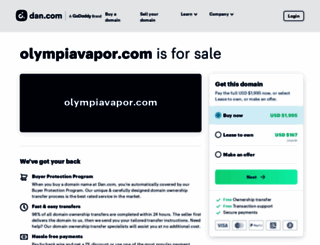 olympiavapor.com screenshot