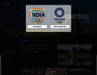 olympic.ind.in screenshot