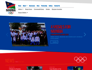 olympic.org.na screenshot