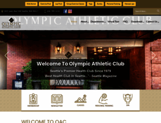 olympicathleticclub.com screenshot