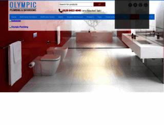 olympicbathrooms.co.uk screenshot