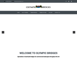 olympicbridges.co.uk screenshot
