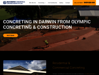 olympicconcreting.com.au screenshot