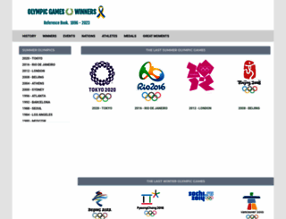 olympicgameswinners.com screenshot