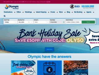 olympicholidays.com screenshot
