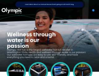 olympichottub.com screenshot