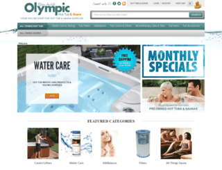 olympichottubestore.com screenshot