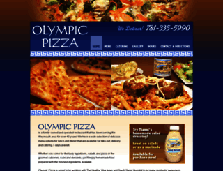 olympicpizzaweymouth.com screenshot