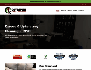 olympuscarpet.com screenshot