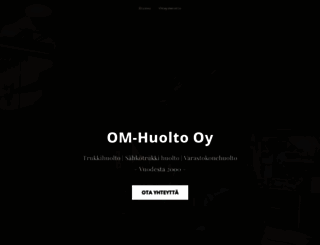 om-huolto.fi screenshot