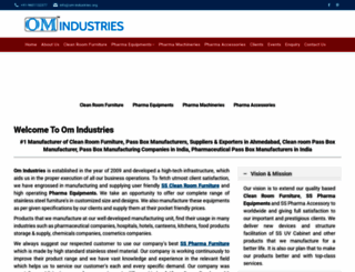om-industries.org screenshot