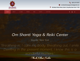 om-shanti-om-yoga.com screenshot