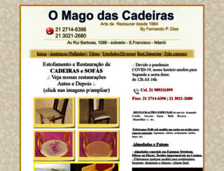 omagodascadeiras.com.br screenshot