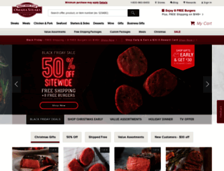 omaha-steaks.net screenshot