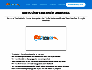 omahaguitarlessons.net screenshot