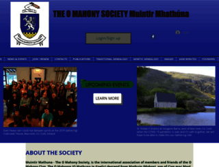 omahonysociety.com screenshot