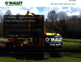 omalley-groundworks.co.uk screenshot