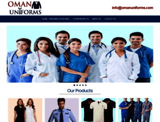omanuniforms.com screenshot