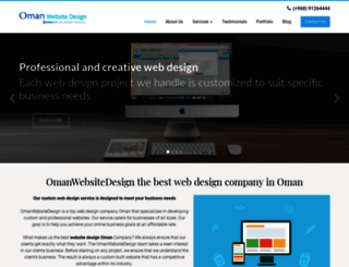 omanwebsitedesign.com screenshot