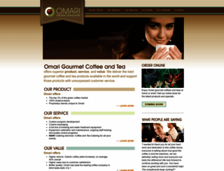 omaricoffee.com screenshot