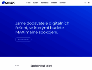 omax.cz screenshot