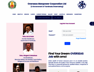 omcmanpower.com screenshot