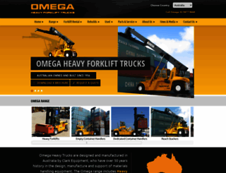 omega-heavy-trucks.com screenshot
