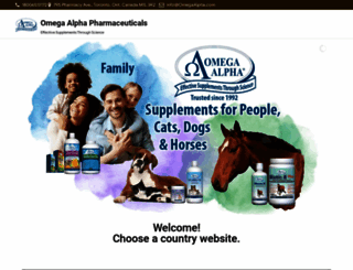omegaalphaequine.com screenshot