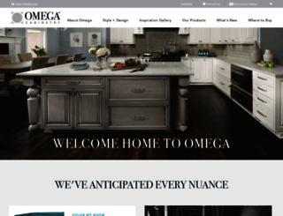omegacabinets.com screenshot