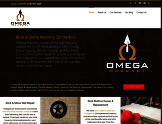 omegamasonry.com screenshot