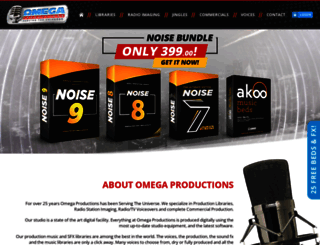 omegaproductions.com screenshot