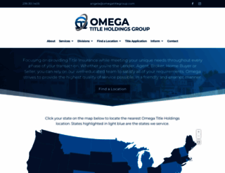 omegatitlegroup.com screenshot