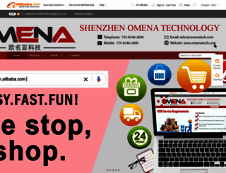 omenatech.en.alibaba.com screenshot
