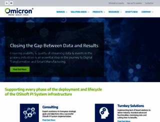 omicron.com screenshot