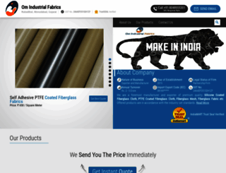 omindustrialfabrics.co.in screenshot