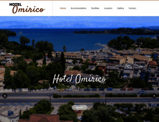 omiricohotel.gr screenshot