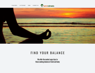ommretreats.com screenshot