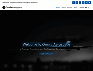 omniaaerospace.com screenshot