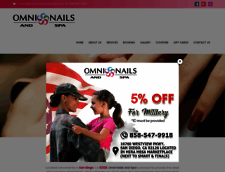 omninailsspa.com screenshot