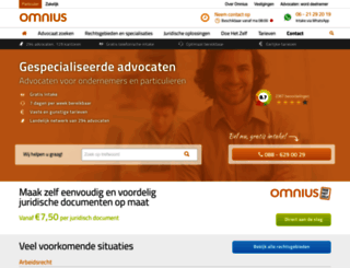 omniusadvocaten.nl screenshot