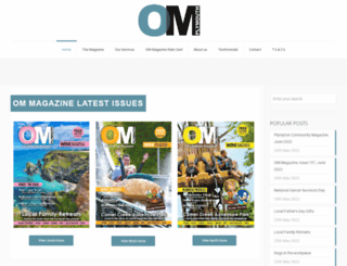 omplymouthmagazine.co.uk screenshot
