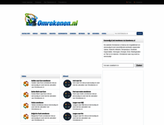 omrekenen.nl screenshot