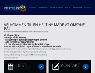 omsynsvaerksted.dk screenshot