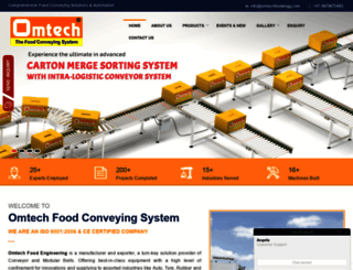 omtechfoodengg.com screenshot