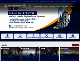 omu.edu.tr screenshot