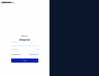 omycron.teamwork.com screenshot