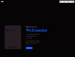 on-air.wetransfer.com screenshot