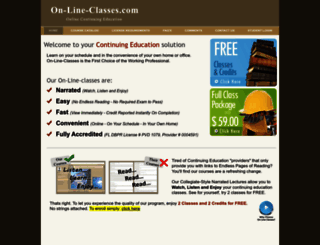 on-line-classes.com screenshot