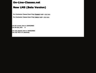 on-line-classes.net screenshot