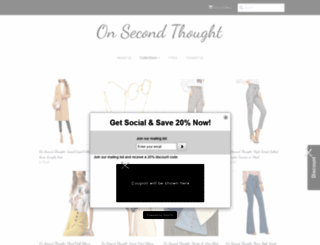 on-second-thought.com screenshot